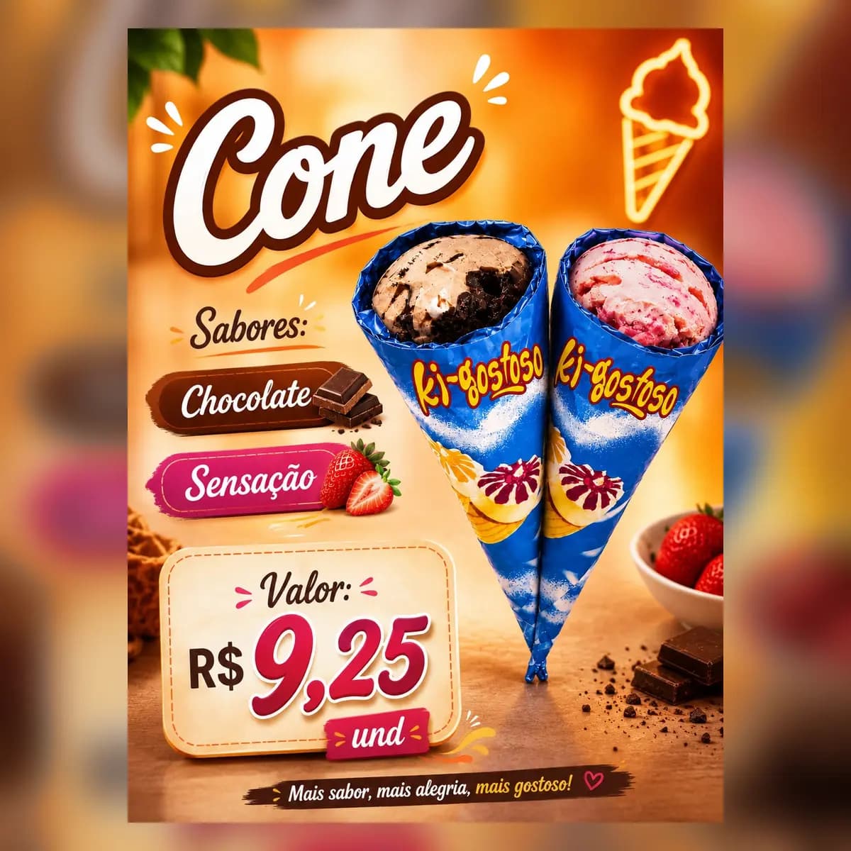 Cones e Copos